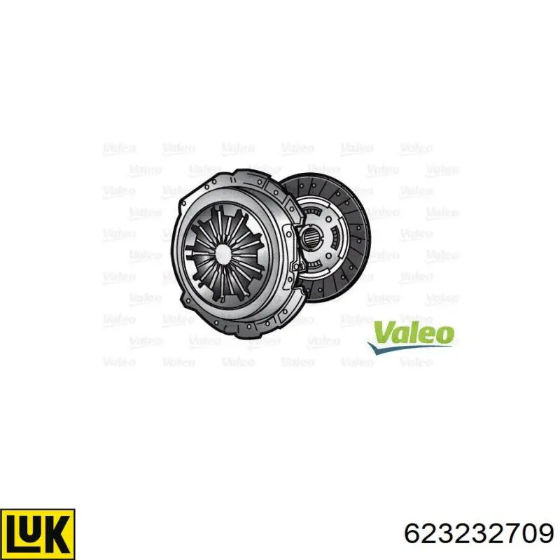 Compre 623232709 LUK Kit de embraiagem (3 peças)