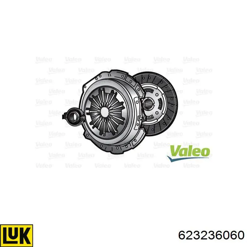Kit de embraiagem (3 peças) LUK 623236060 preço, a partir de 169,03 USD