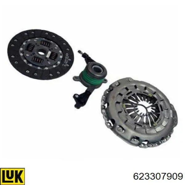 623307909 LUK Kit de embraiagem (3 peças)