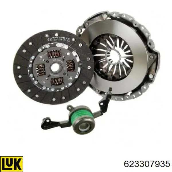 Kit de embraiagem (3 peças) LUK 623307935 preço, a partir de 353,26 USD