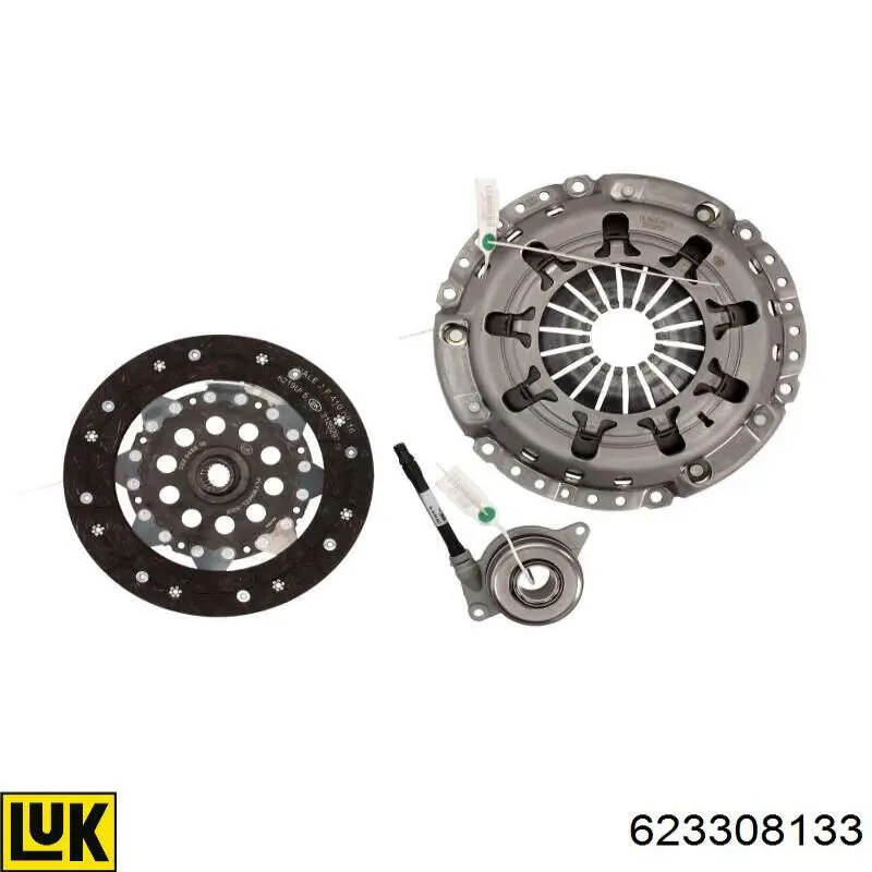 Kit de embraiagem (3 peças) LUK 623308133 preço, a partir de 340,13 USD