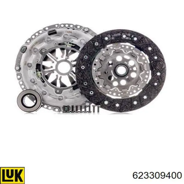 Compre 623309400 LUK Kit de embraiagem (3 peças)