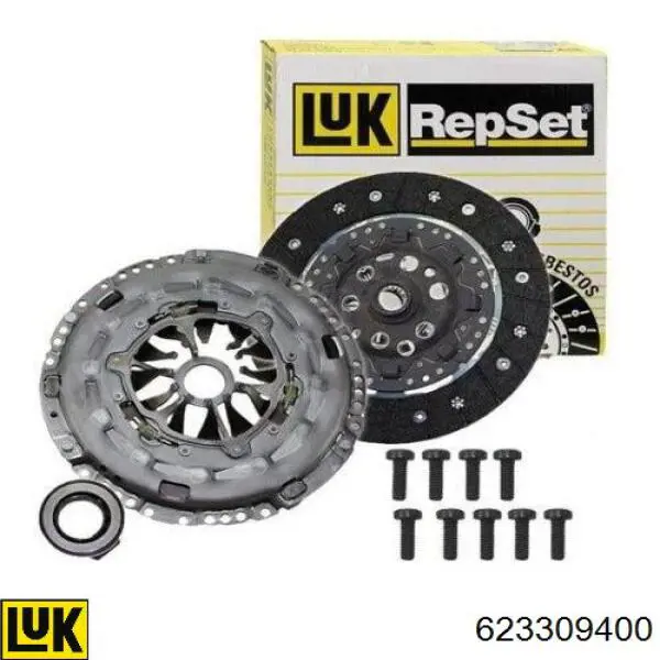 623309400 LUK Kit de embraiagem (3 peças)
