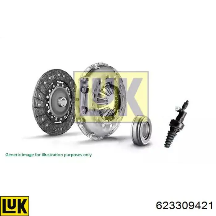 623309421 LUK Kit de embraiagem (3 peças)