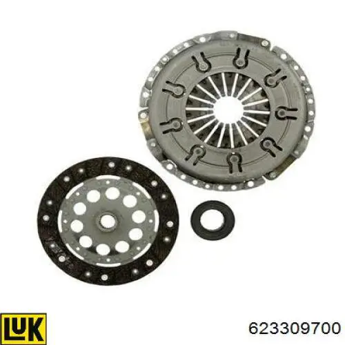 Kit de embraiagem (3 peças) 623309700 LUK