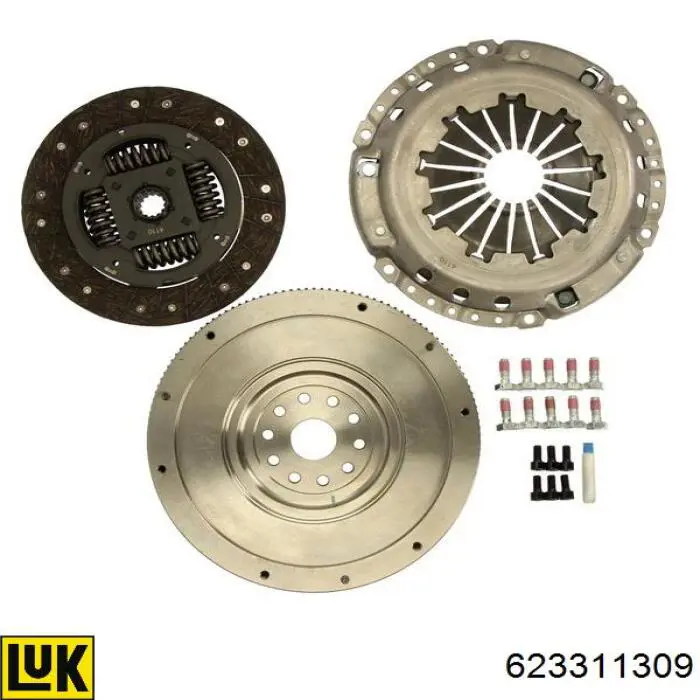 Kit de embraiagem (3 peças) LUK 623311309 preço, a partir de 171,00 USD