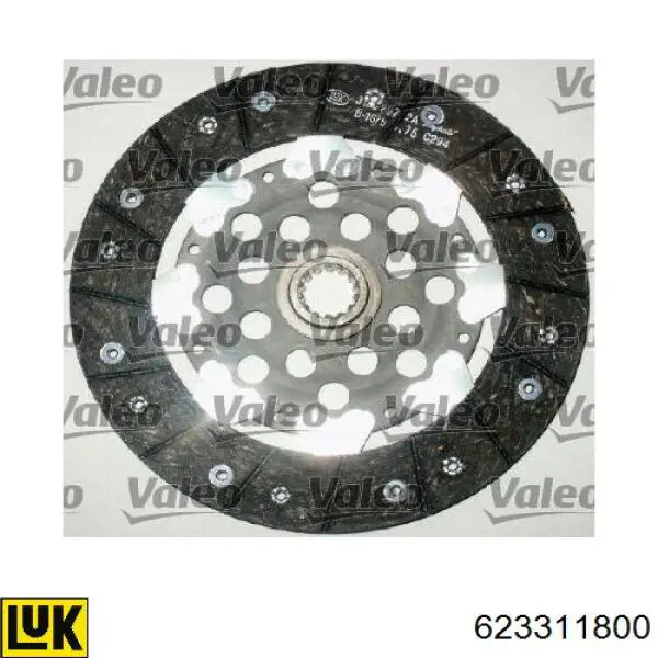 623311800 LUK Kit de embraiagem (3 peças)