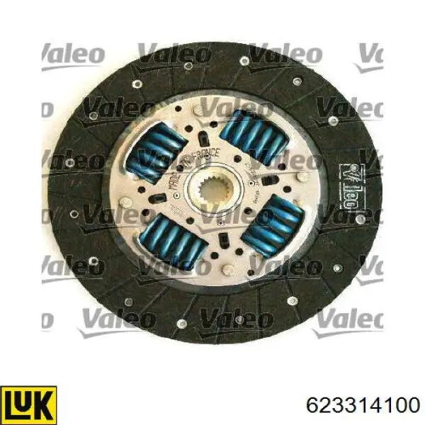 623314100 LUK Kit de embraiagem (3 peças)