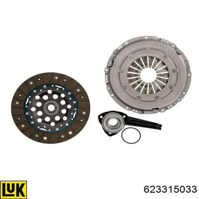 Kit de embraiagem (3 peças) LUK 623315033 preço, a partir de 227,83 USD