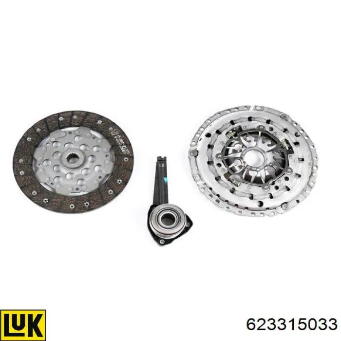 623315033 LUK Kit de embraiagem (3 peças)