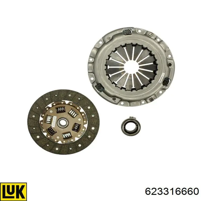 Kit de embraiagem (3 peças) LUK 623316660 preço, a partir de 244,13 USD