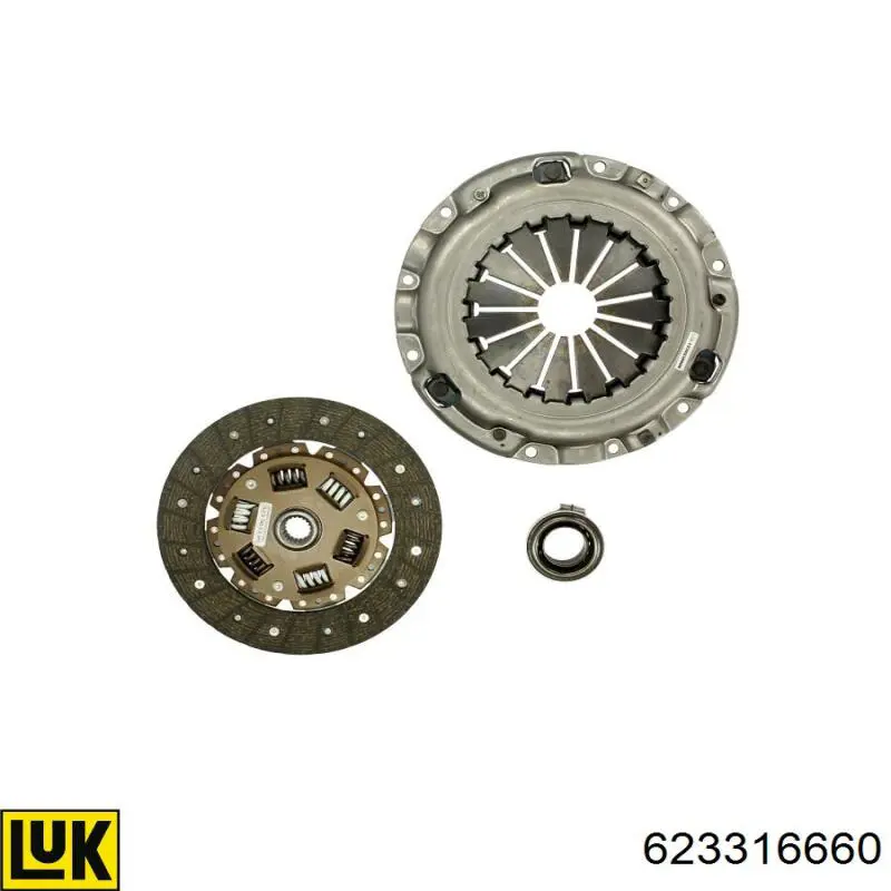 Compre 623316660 LUK Kit de embraiagem (3 peças)