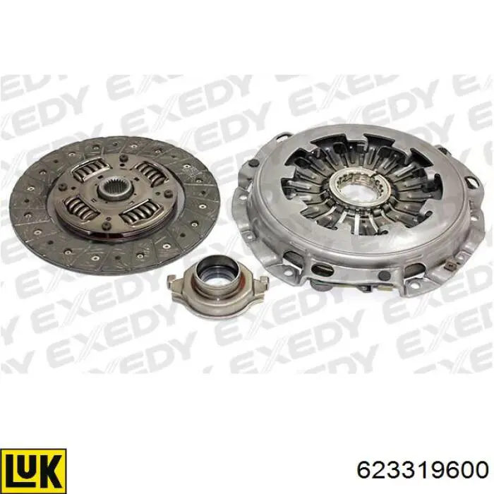 623319600 LUK Kit de embraiagem (3 peças)