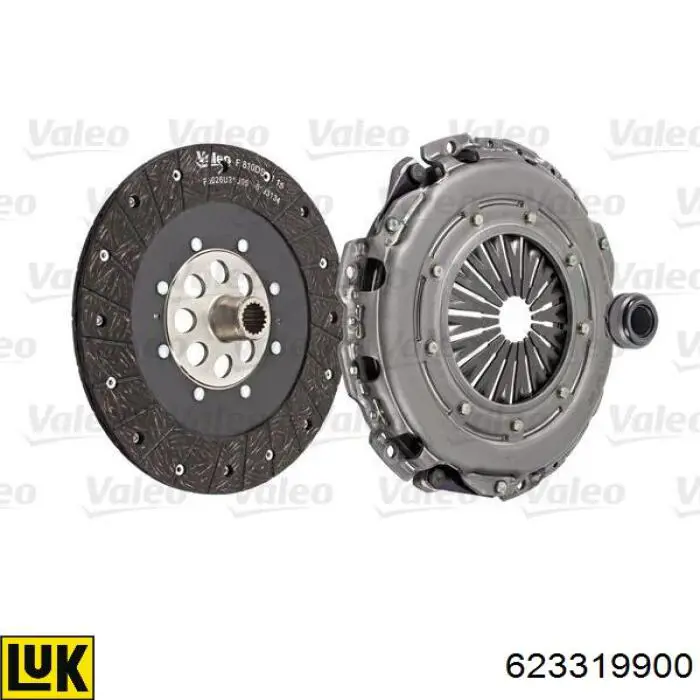 Compre 623319900 LUK Kit de embraiagem (3 peças)