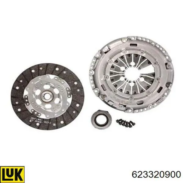 Compre 623320900 LUK Kit de embraiagem (3 peças)