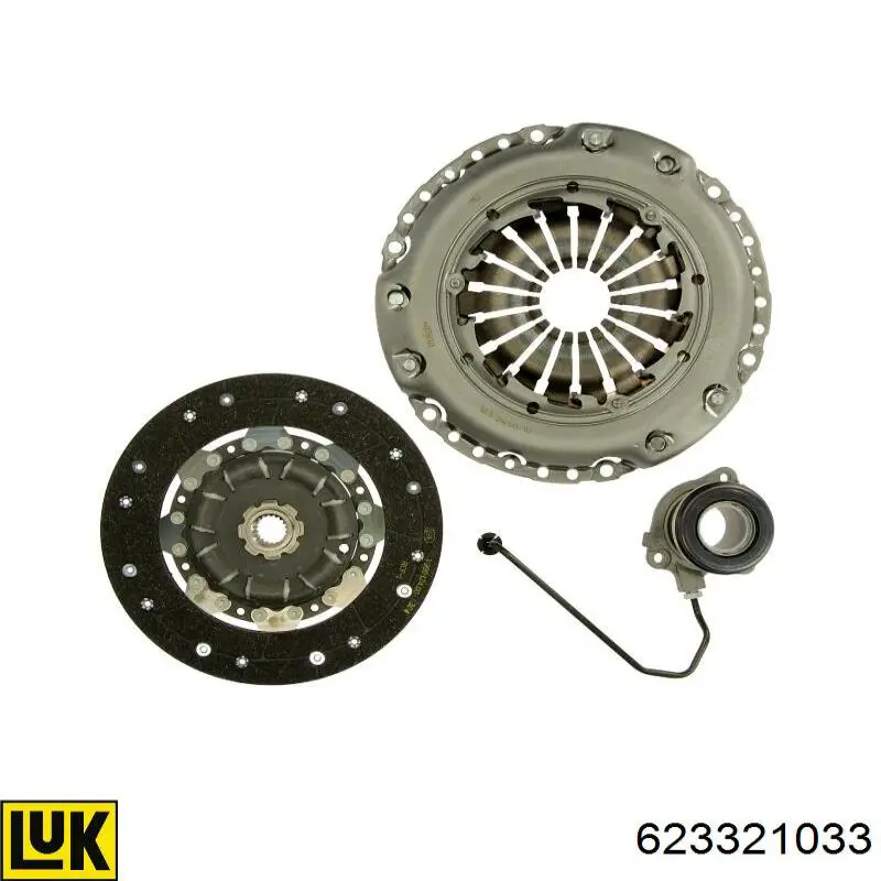623321033 LUK Kit de embraiagem (3 peças)