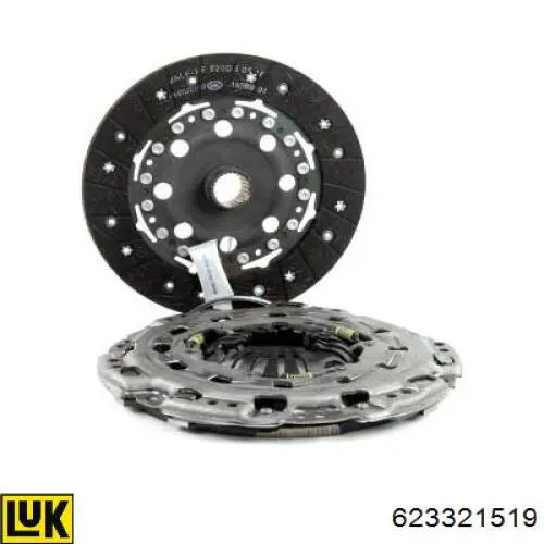 Kit de embraiagem (3 peças) LUK 623321519 preço, a partir de 295,36 USD