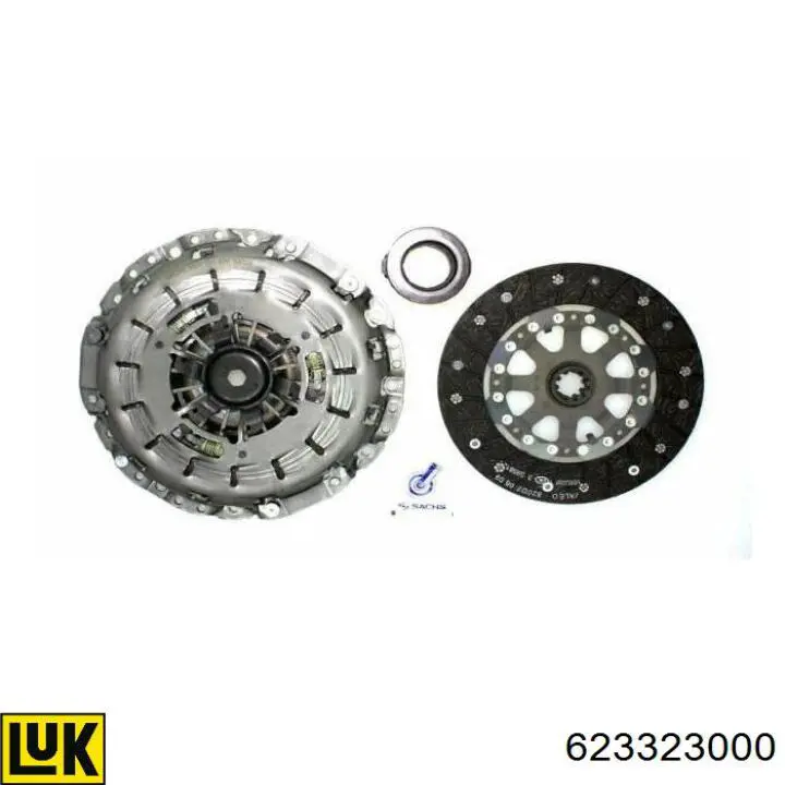 Kit de embraiagem (3 peças) 623323000 LUK