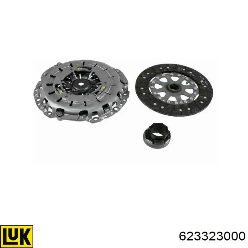 Compre 623323000 LUK Kit de embraiagem (3 peças)