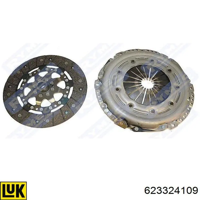Kit de embraiagem (3 peças) LUK 623324109 preço, a partir de 149,69 USD