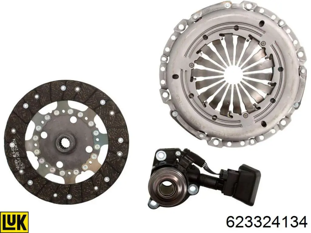 Kit de embraiagem (3 peças) LUK 623324134 preço, a partir de 278,10 USD
