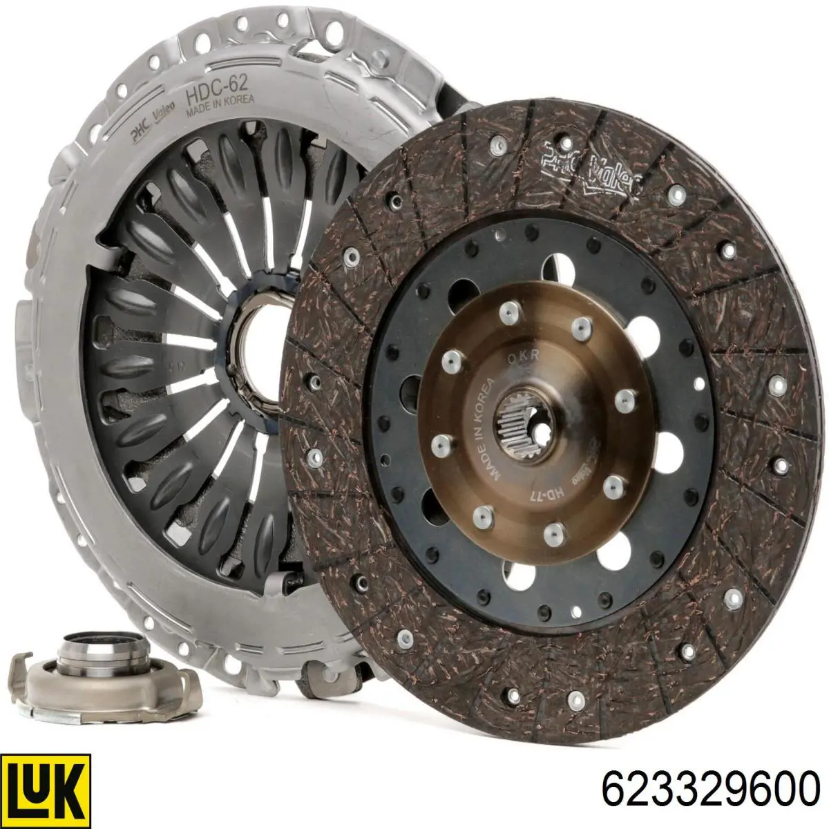 Compre 623329600 LUK Kit de embraiagem (3 peças)