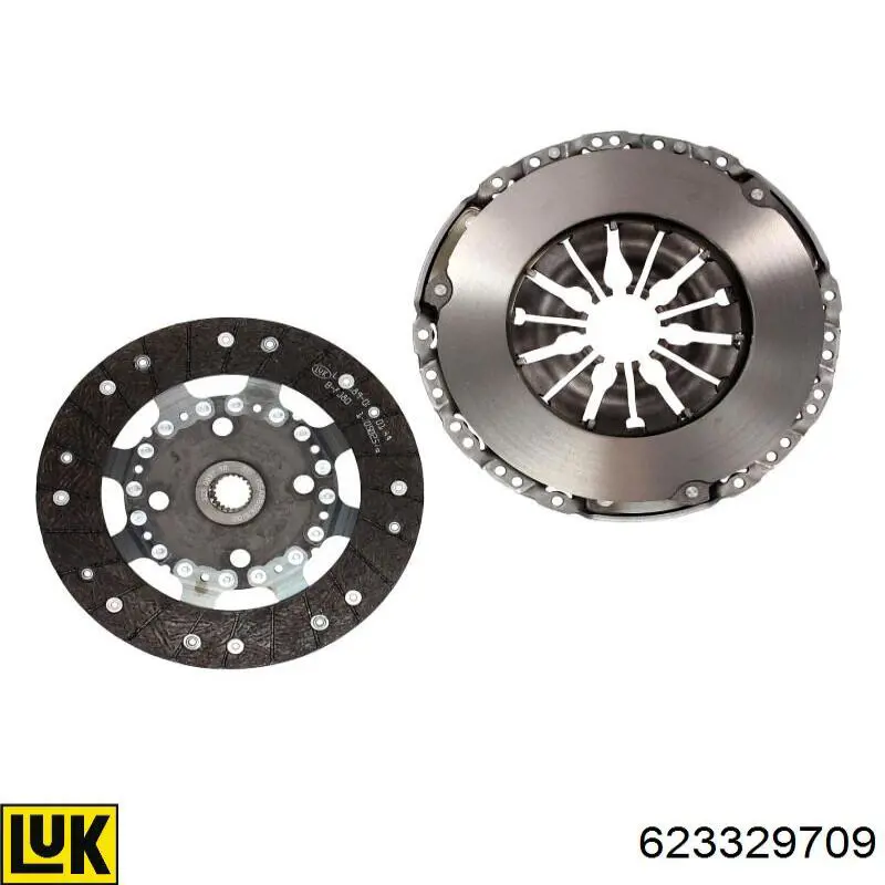 Kit de embraiagem (3 peças) LUK 623329709 preço, a partir de 137,50 USD