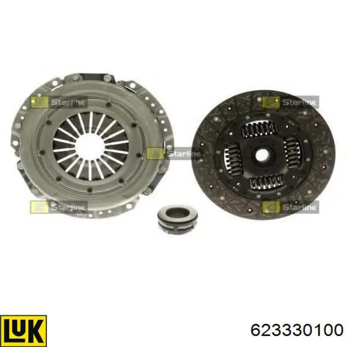 Compre 623330100 LUK Kit de embraiagem (3 peças)