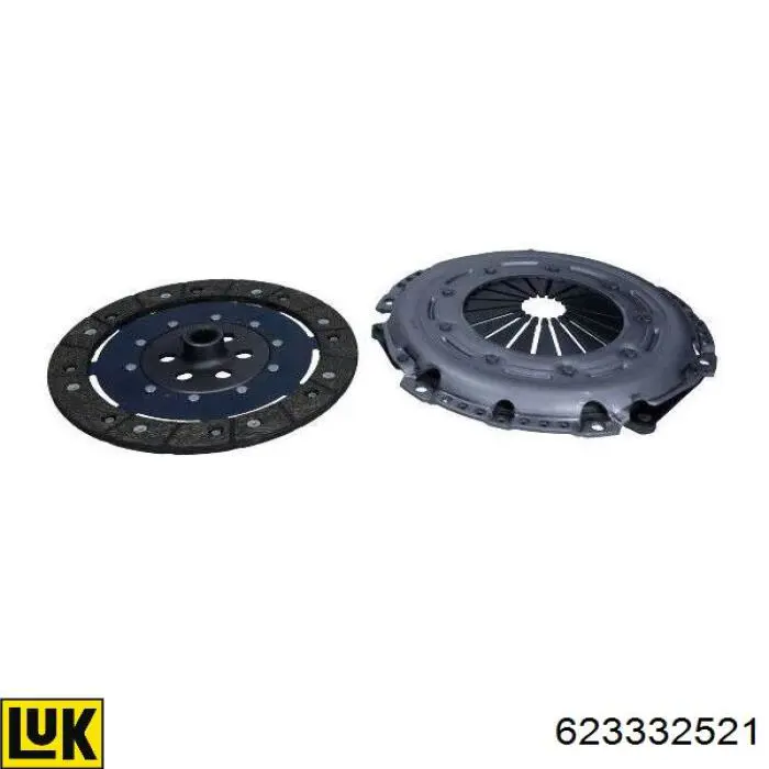 Kit de embraiagem (3 peças) Peugeot/Citroen 1611284780