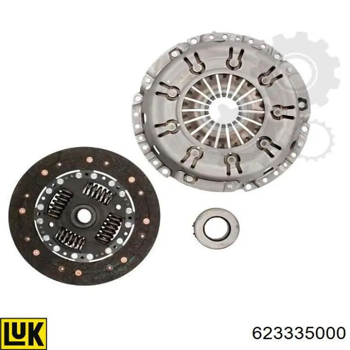 623335000 LUK Kit de embraiagem (3 peças)