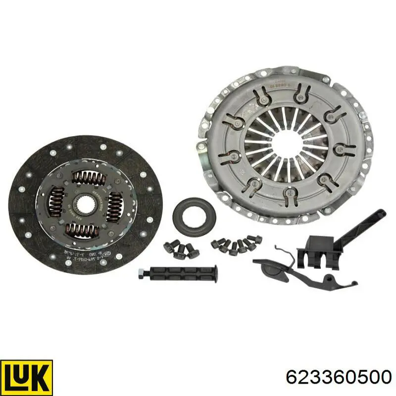 Kit de embraiagem (3 peças) LUK 623360500 preço, a partir de 405,47 USD