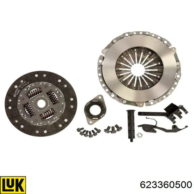 Kit de embraiagem (3 peças) LUK 623360500 preço, a partir de 405,47 USD
