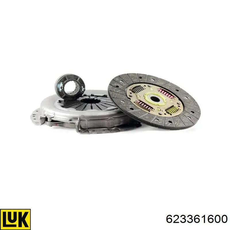 Compre 623361600 LUK Kit de embraiagem (3 peças)