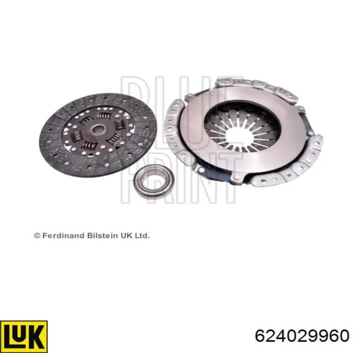 Kit de embraiagem (3 peças) LUK 624029960 preço, a partir de 196,82 USD