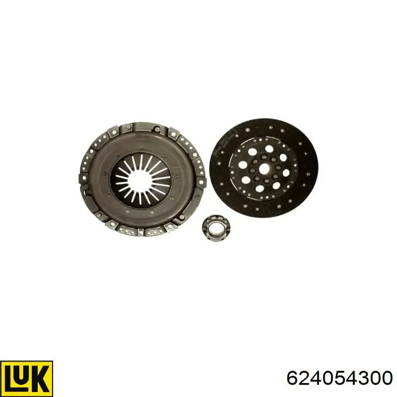 Compre 624054300 LUK Kit de embraiagem (3 peças)