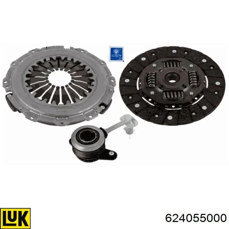 Kit de embraiagem (3 peças) LUK 624055000 preço, a partir de 170,55 USD