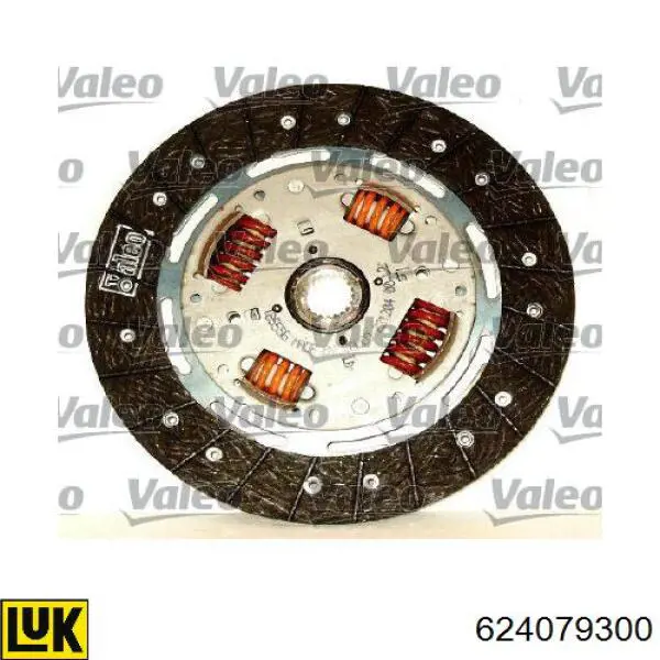 Compre 624079300 LUK Kit de embraiagem (3 peças)