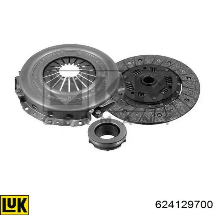 624129700 LUK Kit de embraiagem (3 peças)