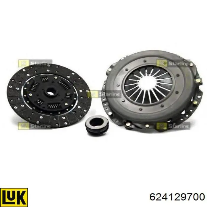 Kit de embraiagem (3 peças) LUK 624129700 preço, a partir de 170,74 USD