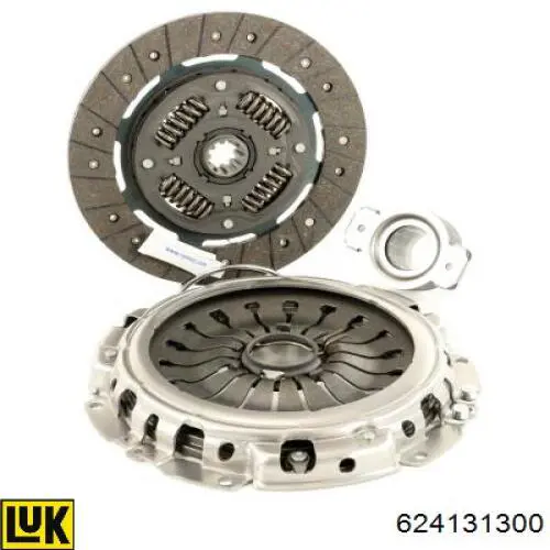 624131300 LUK Kit de embraiagem (3 peças)