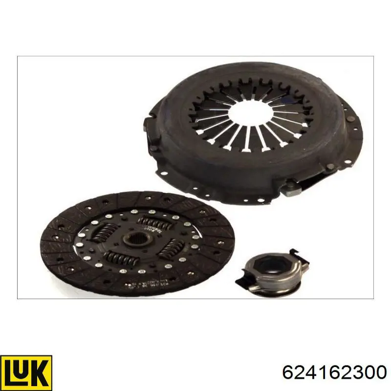 624162300 LUK Kit de embraiagem (3 peças)