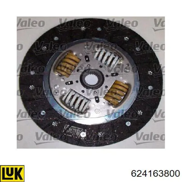 Compre 624163800 LUK Kit de embraiagem (3 peças)