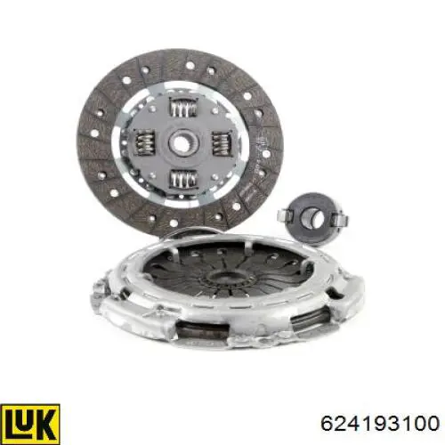 Compre 624193100 LUK Kit de embraiagem (3 peças)