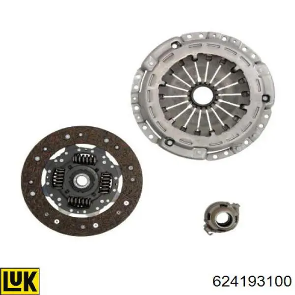 624193100 LUK Kit de embraiagem (3 peças)