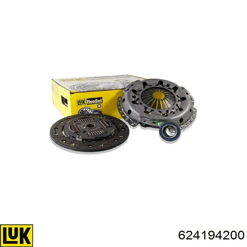 Compre 624194200 LUK Kit de embraiagem (3 peças)