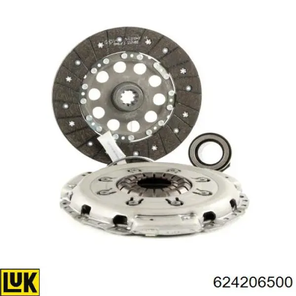Kit de embraiagem (3 peças) 624206500 LUK
