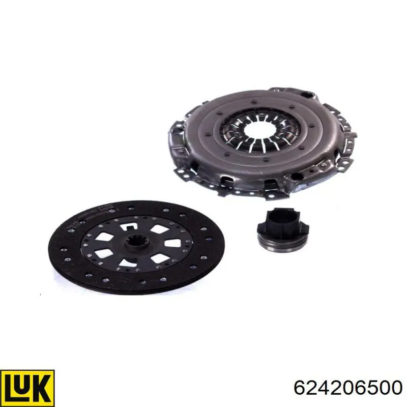 Compre 624206500 LUK Kit de embraiagem (3 peças)