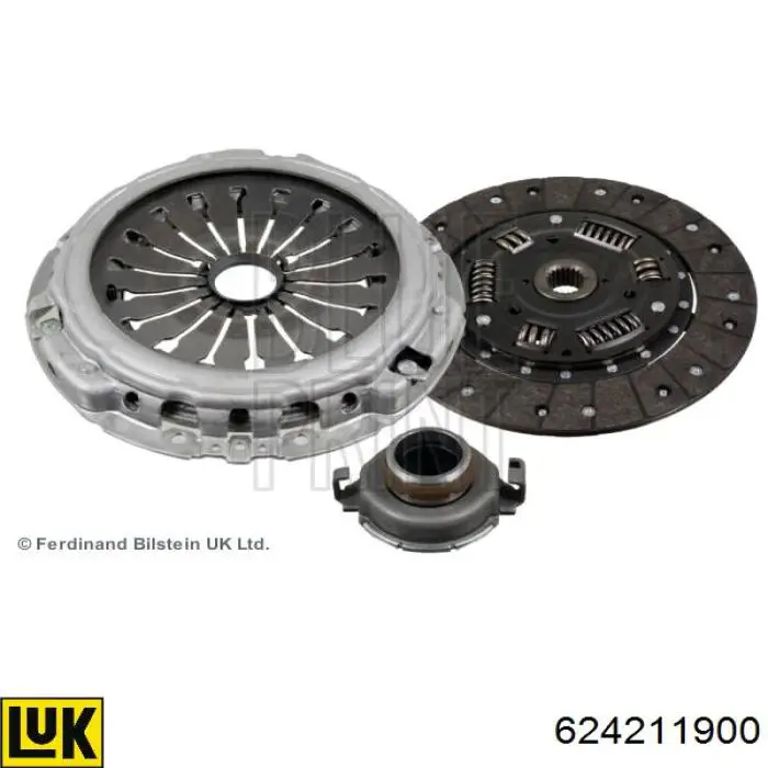624211900 LUK Kit de embraiagem (3 peças)