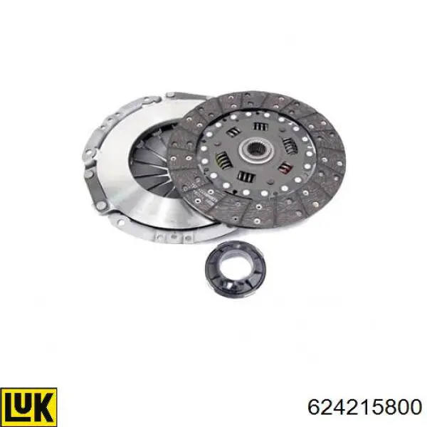 624215800 LUK Kit de embraiagem (3 peças)