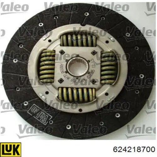 Kit de embraiagem (3 peças) 624218700 LUK